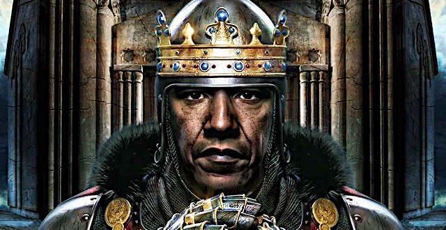 Suffer Not This King: Here is naught unproven—here is naught to learn. / It is written what shall fall if the King return. - king-obama-59693