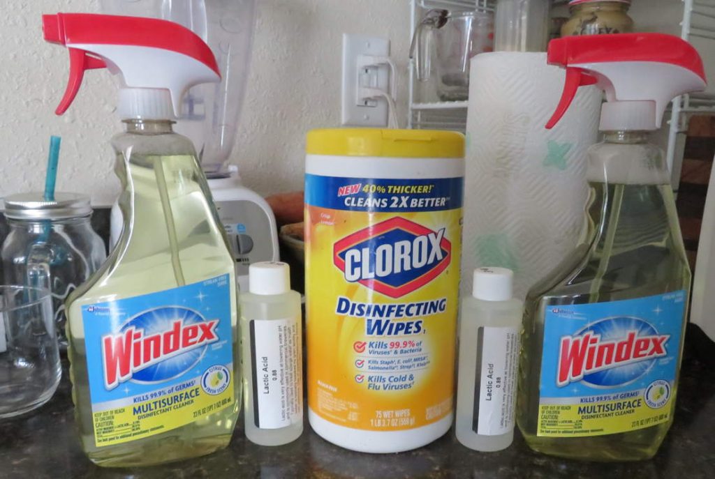 Some Windex is More Equal than Others: Update on Windex as an emergency sanitizer